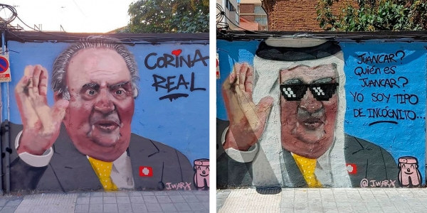 Grafiti Juan Carlos I